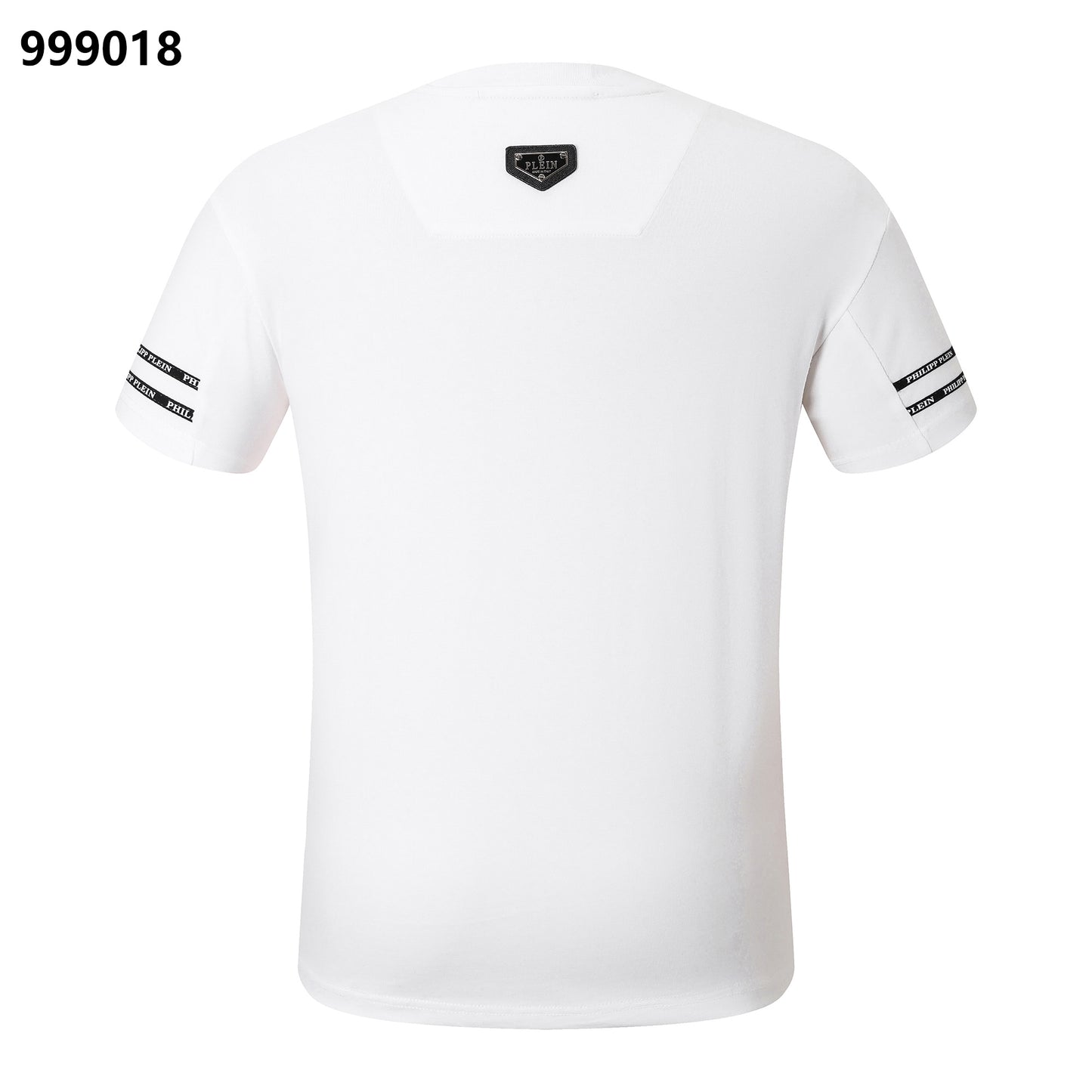 PHILIPP PLEIN Round-Neck T-Shirt with Metal Letters