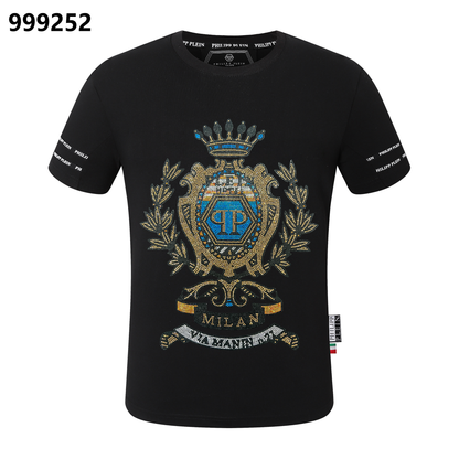 PHILIPP PLEIN T-Shirt mit Kronen-Print und Rundhalsausschnitt