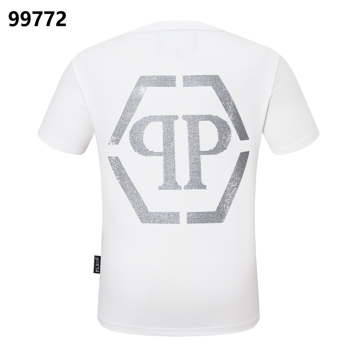 PHILIPP PLEIN Rundhals-T-Shirt mit Buchstaben-Print