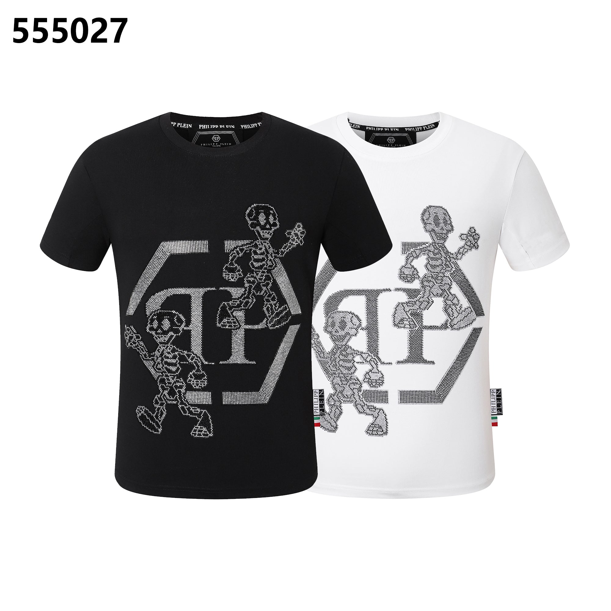 PHILIPP PLEIN スカルプリント クルーネックTシャツ