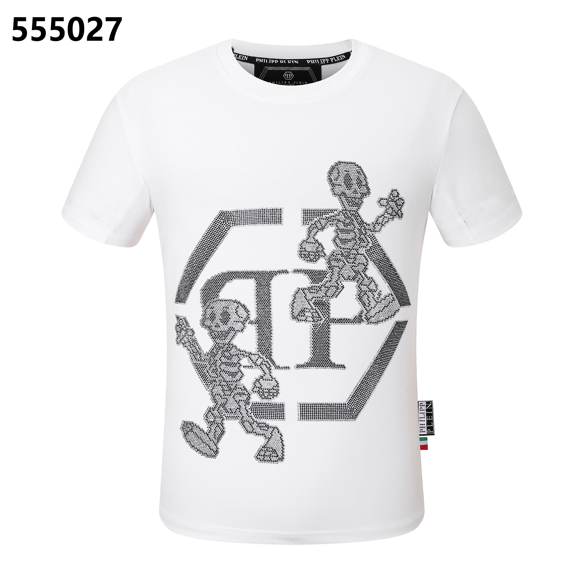 PHILIPP PLEIN スカルプリント クルーネックTシャツ