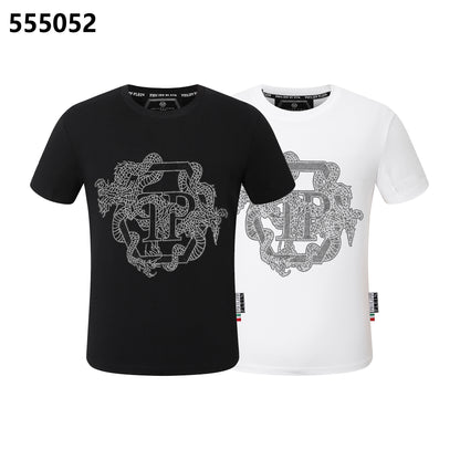 PHILIPP PLEIN Diamond-Embellished Crew-Neck T-Shirt