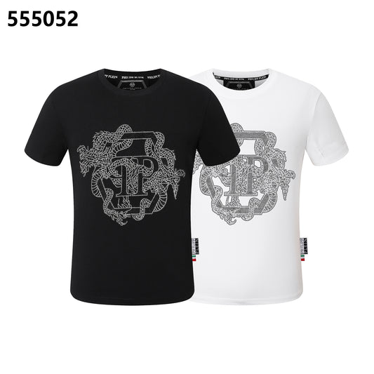 PHILIPP PLEIN Diamond-Embellished Crew-Neck T-Shirt