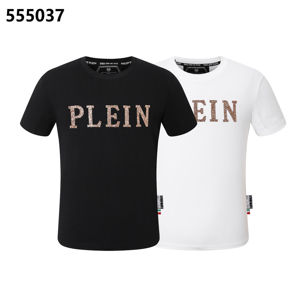 PHILIPP PLEIN レタープリント クルーネック Tシャツ