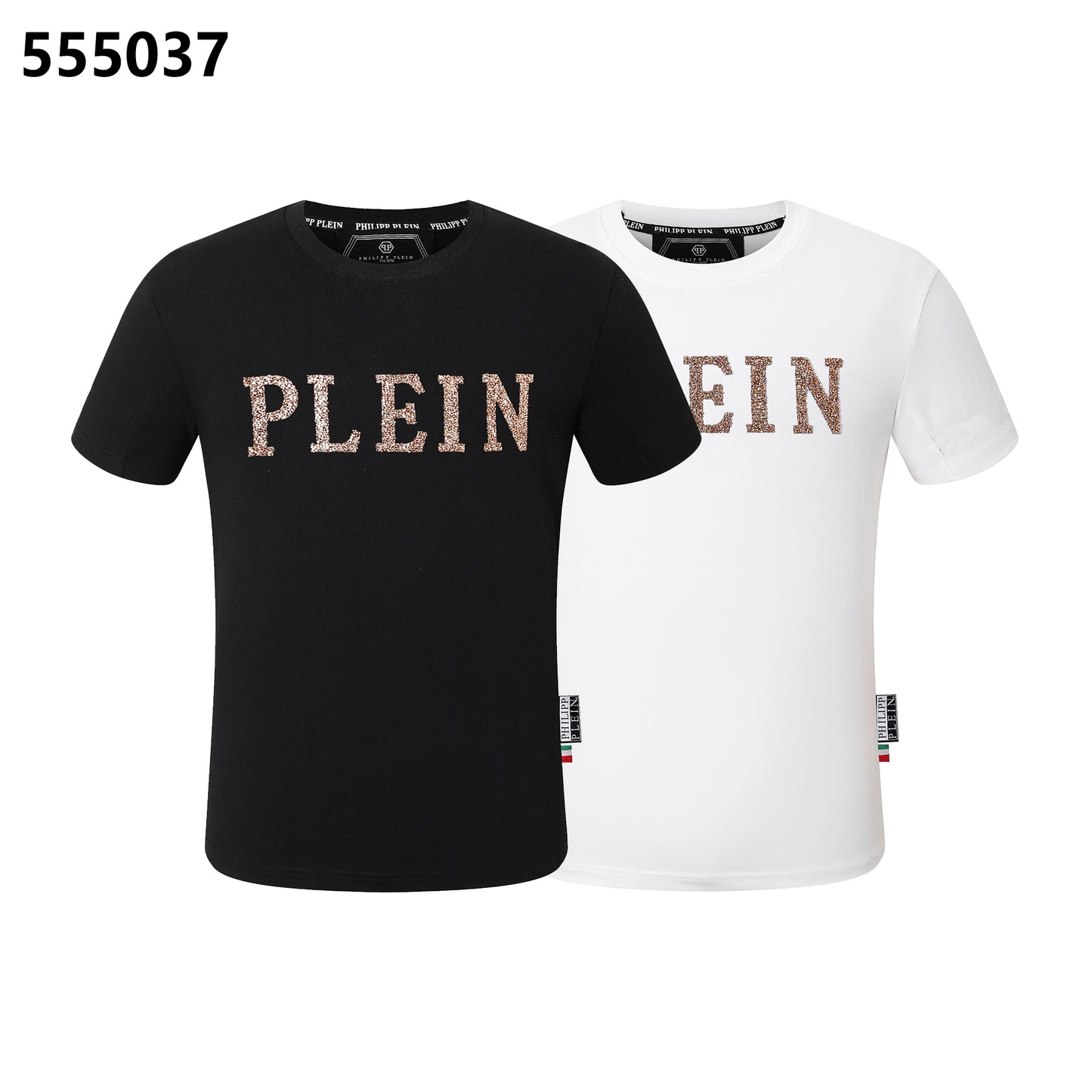 PHILIPP PLEIN T-Shirt mit Buchstabenprint und Rundhalsausschnitt