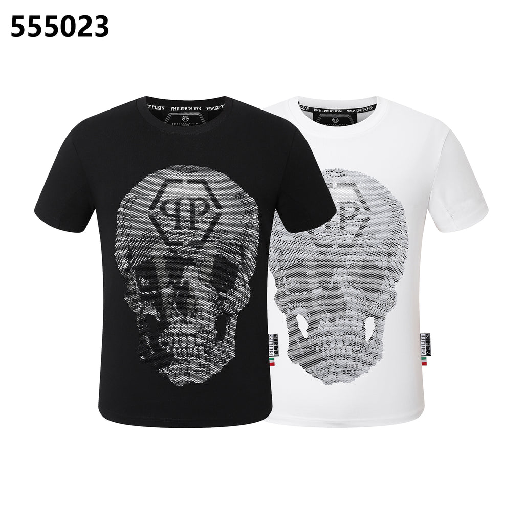 PHILIPP PLEIN スカルデザイン ラウンドネックTシャツ