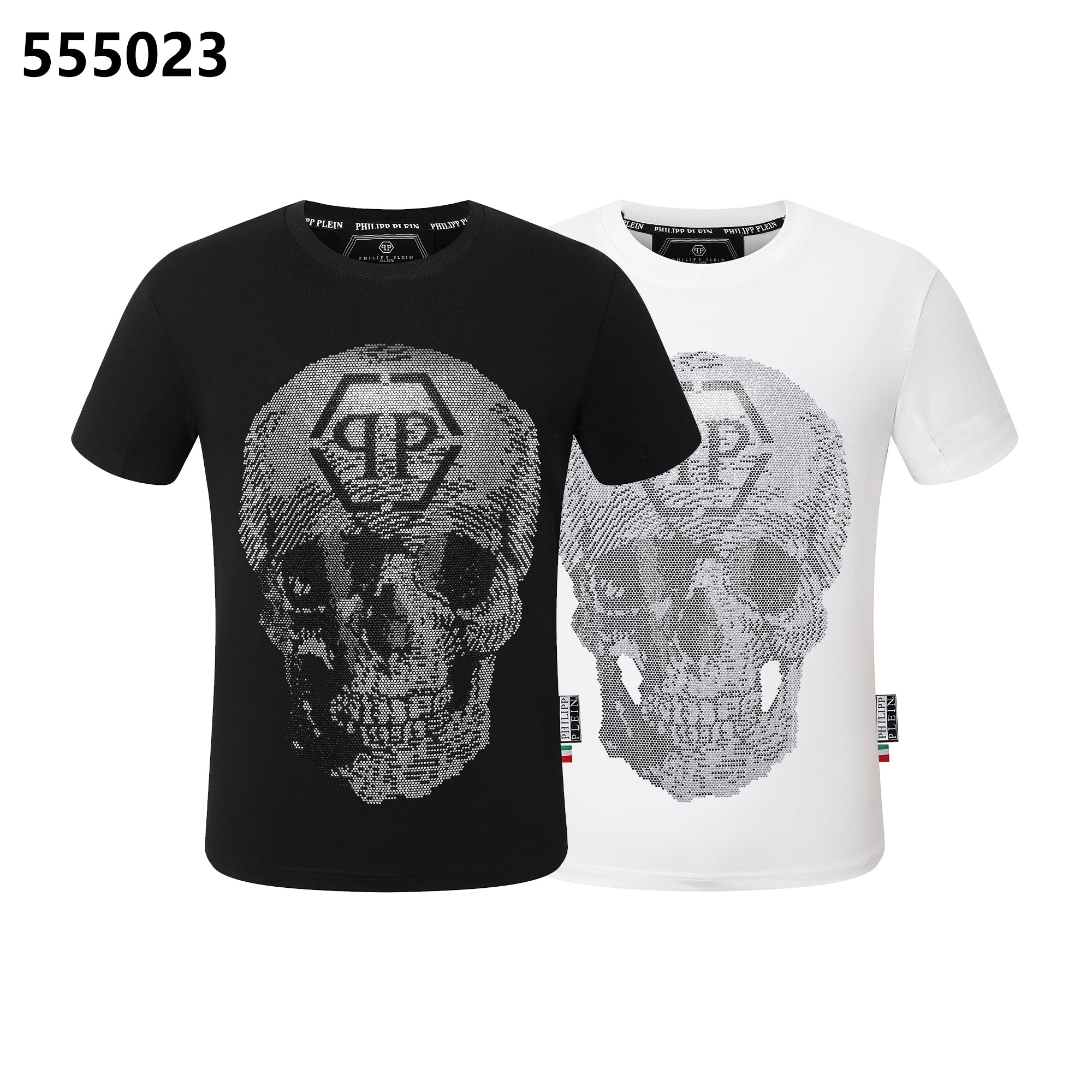 PHILIPP PLEIN スカルデザイン ラウンドネックTシャツ