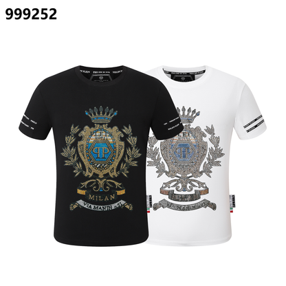 PHILIPP PLEIN T-Shirt mit Kronen-Print und Rundhalsausschnitt