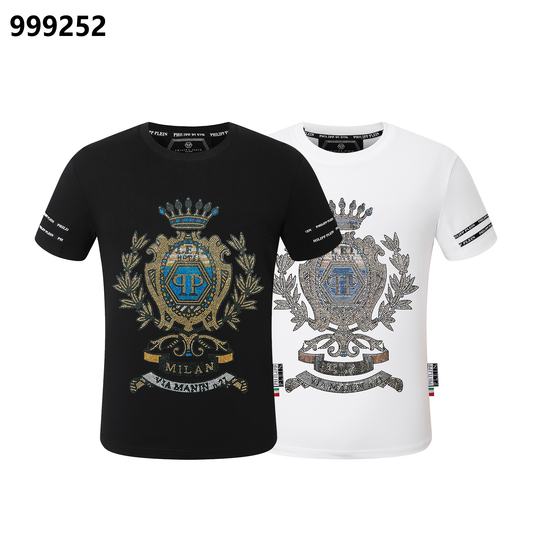 PHILIPP PLEIN Crown-Print Crew-Neck T-Shirt