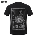 PHILIPP PLEIN “1978” 해골 다이아몬드 장식 크루넥 티셔츠