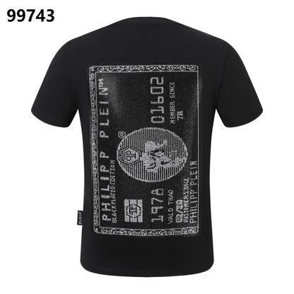 PHILIPP PLEIN “1978” Skull Diamond-Embellished Crew Neck T-Shirt