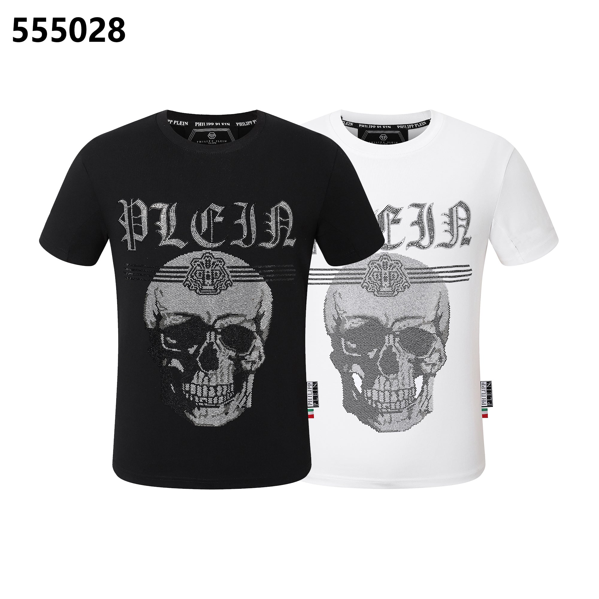 PHILIPP PLEIN スカルプリント クルーネック Tシャツ