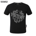 T-shirt à col rond orné de diamants PHILIPP PLEIN