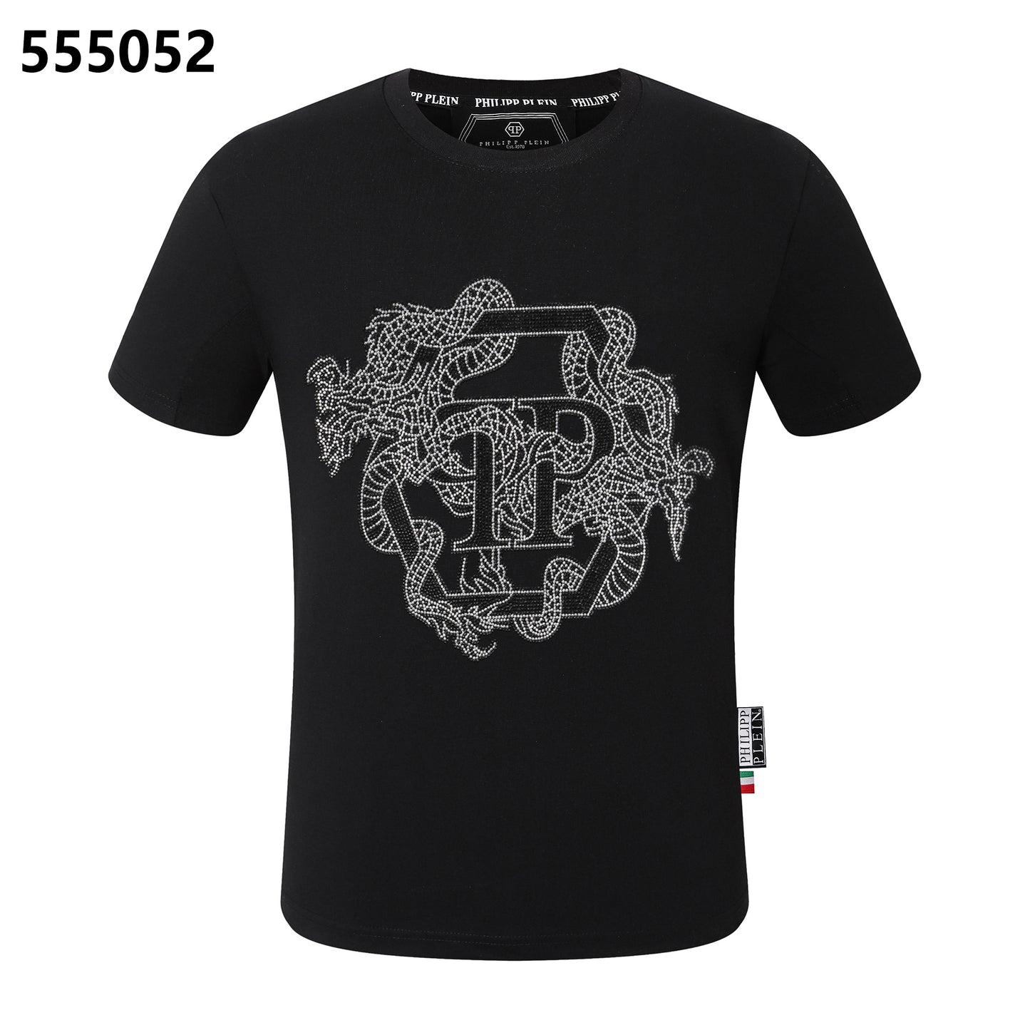 PHILIPP PLEIN Diamond-Embellished Crew-Neck T-Shirt