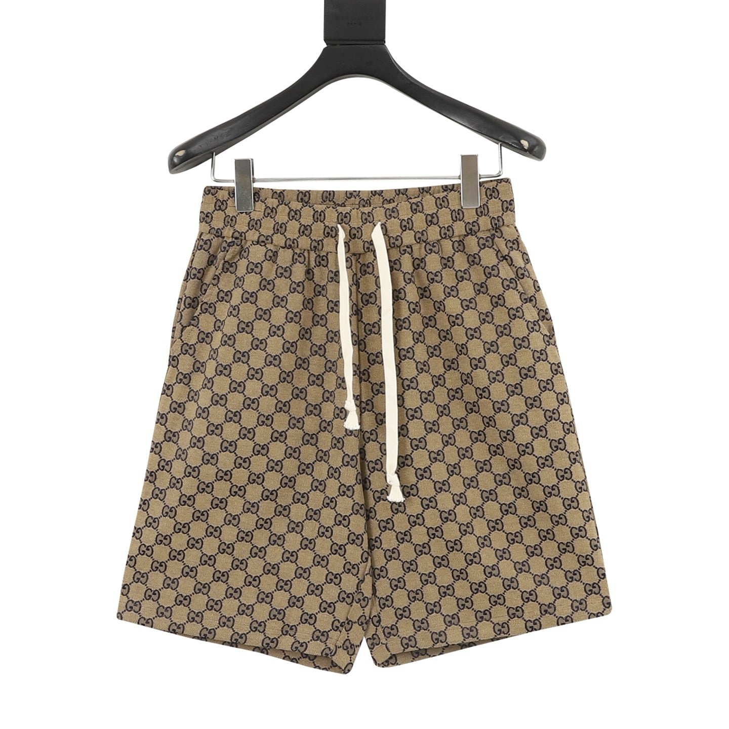 グッチ 25SS 総柄モノグラムプリント デニムショーツ