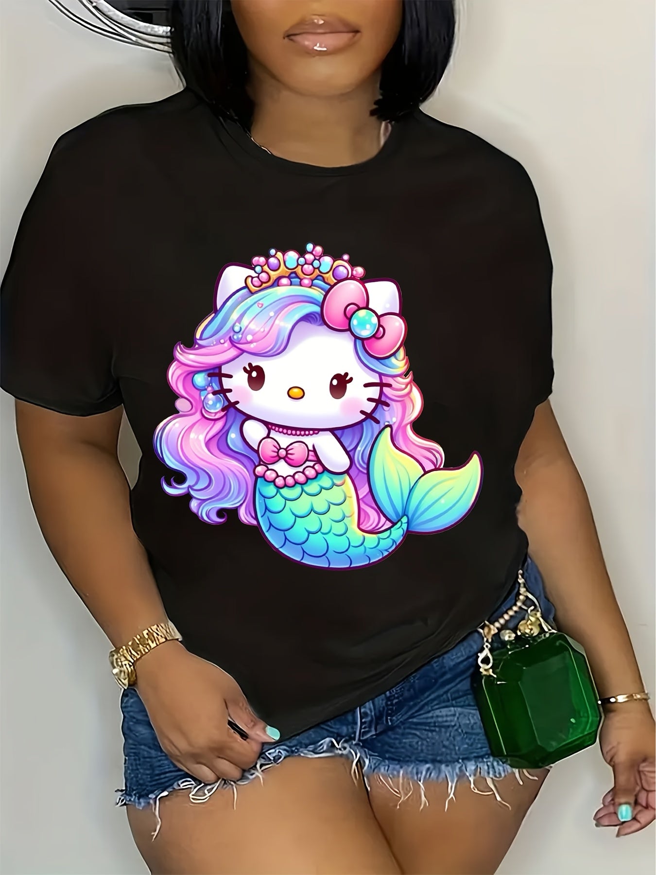Cartoon Print T-Shirt