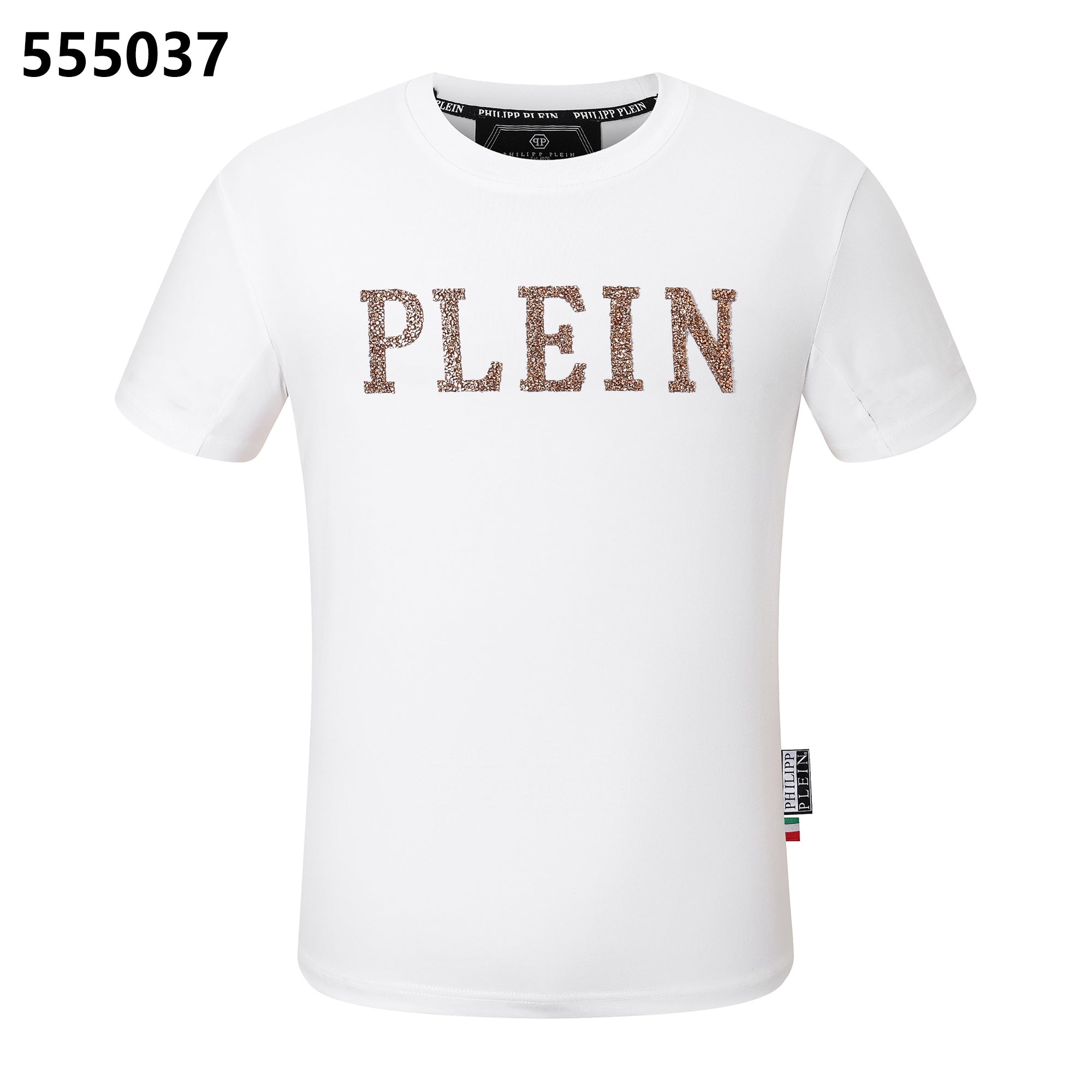PHILIPP PLEIN レタープリント クルーネック Tシャツ