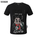 フィリップ プレイン ミッキーマウス プリント クルーネック Tシャツ