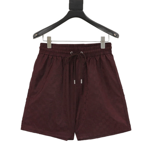 Gucci Double G Subtle Pattern All-Over Print Beach Shorts