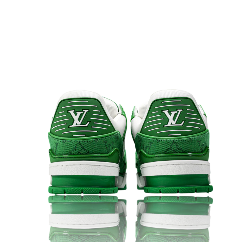 Louis Vuittоп Trainer Low 'Monogram Denim White Green'