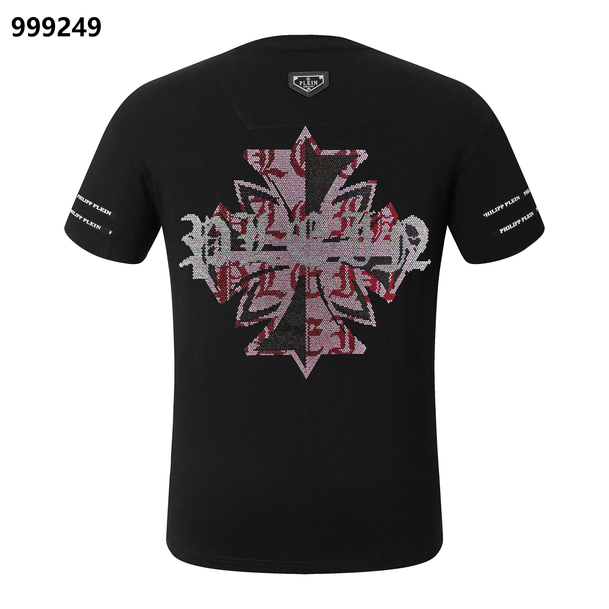 フィリップ プレイン サンクリット メープル リーフ クルーネック Tシャツ