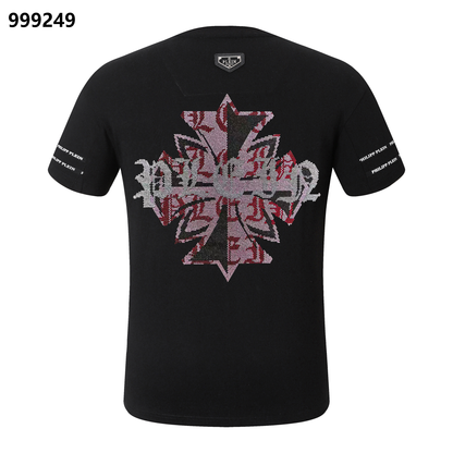 PHILIPP PLEIN Sanskrit Maple Leaf Crew Neck T-Shirt