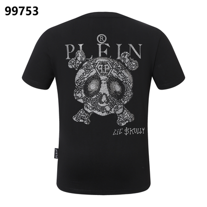 PHILIPP PLEIN T-Shirt „Little Monster“ mit Strasssteinen und Rundhalsausschnitt