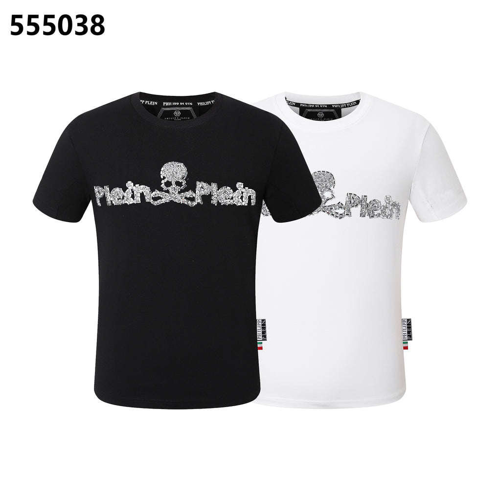 PHILIPP PLEIN 스컬 크루넥 티셔츠
