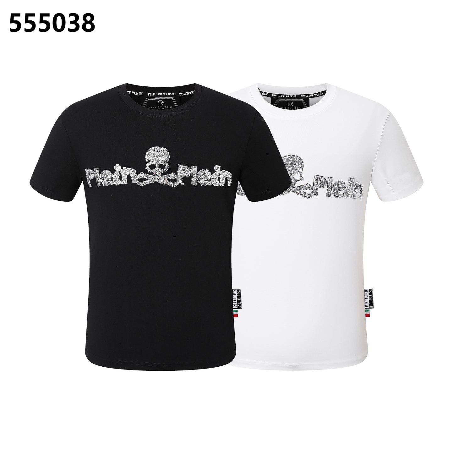 PHILIPP PLEIN Skull Crew Neck T-Shirt