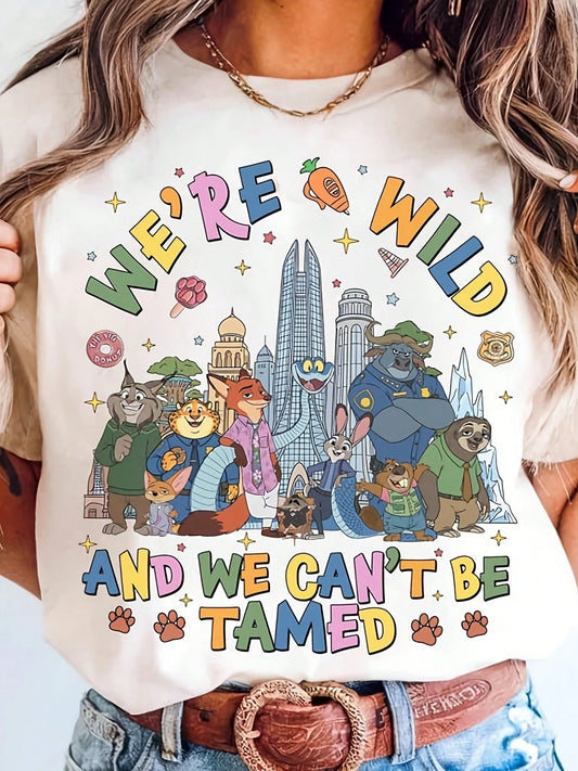 Cartoon Positive Mind Tee