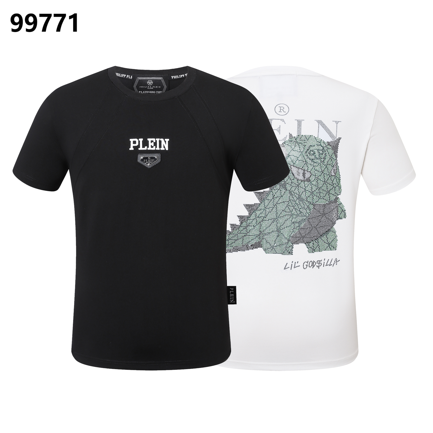 PHILIPP PLEIN T-Shirt Little Dinosaur Rundhals