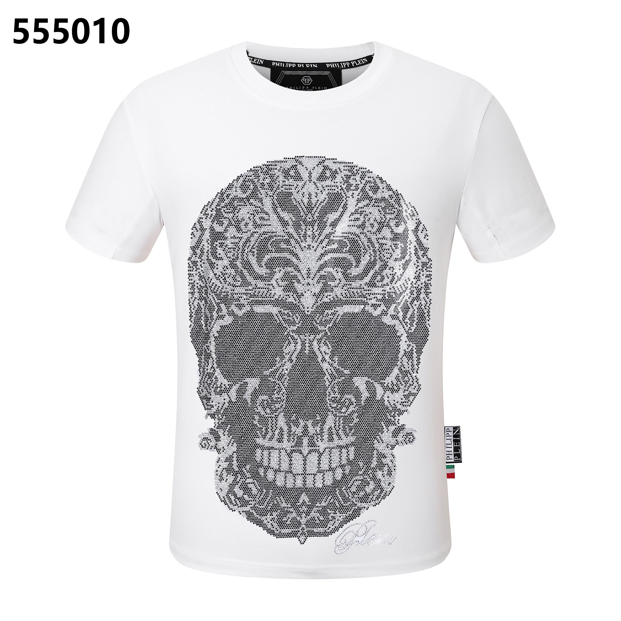 PHILIPP PLEIN スカルプリント クルーネック Tシャツ