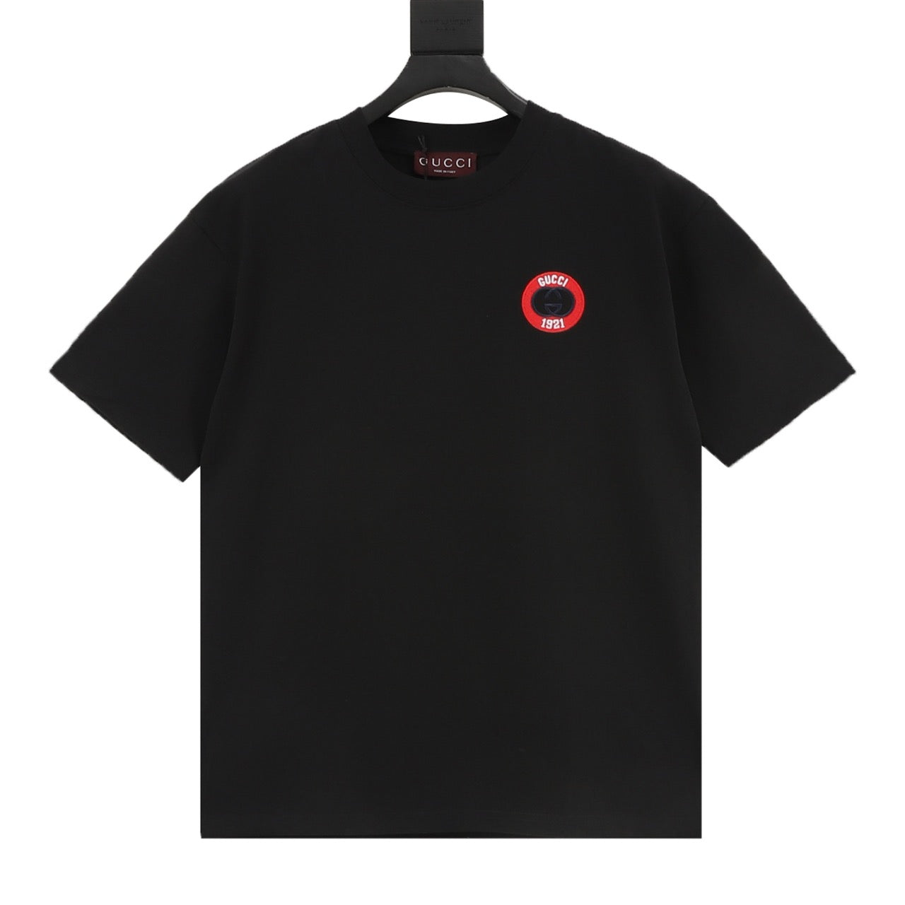 Gucci 26SS 1921 Logo Embroidered Short-Sleeve Shirt