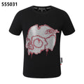PHILIPP PLEIN シャッタードスカルデザイン ラウンドネックTシャツ