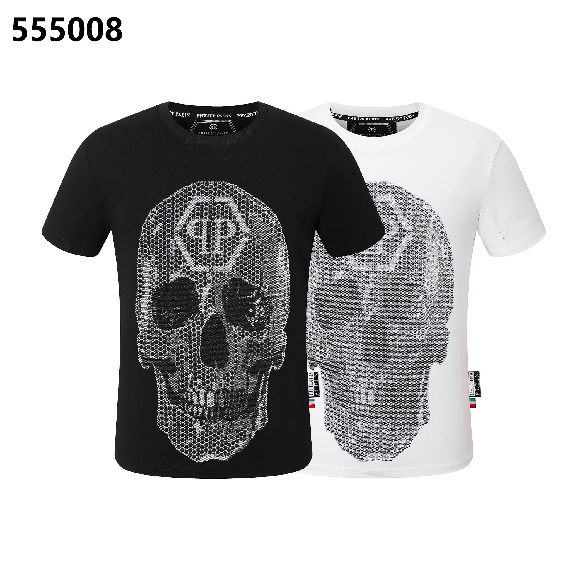 PHILIPP PLEIN スカルプリント クルーネック Tシャツ