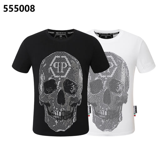 PHILIPP PLEIN Skull-Print Crew-Neck T-Shirt