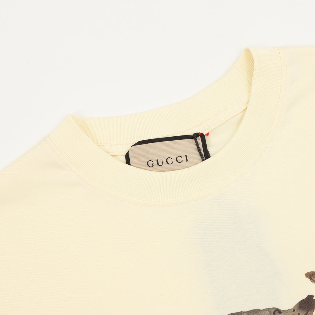 Gucci 26ss Fun Cartoon Collection Short-Sleeve Shirt