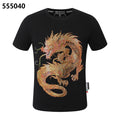 PHILIPP PLEIN ドラゴンデザイン ラウンドネック Tシャツ