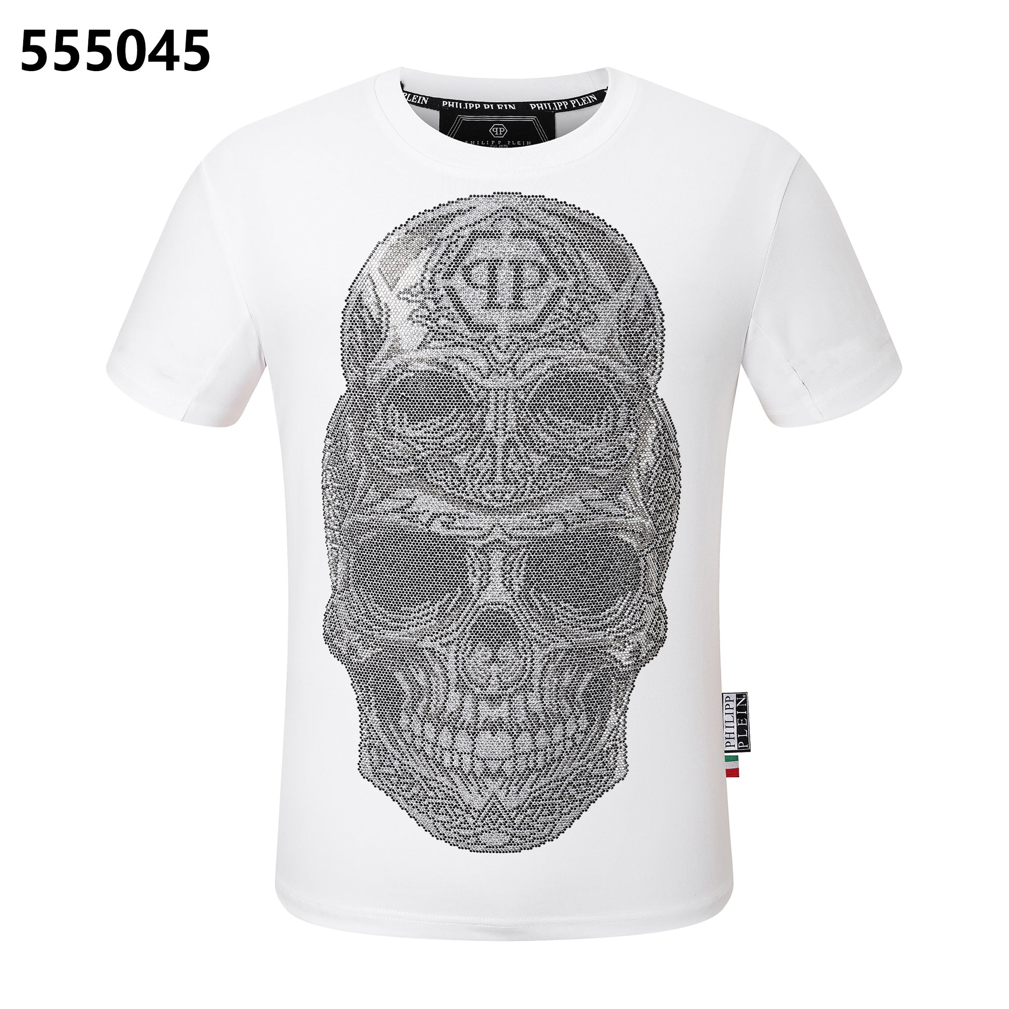 PHILIPP PLEIN スカルプリント クルーネック Tシャツ