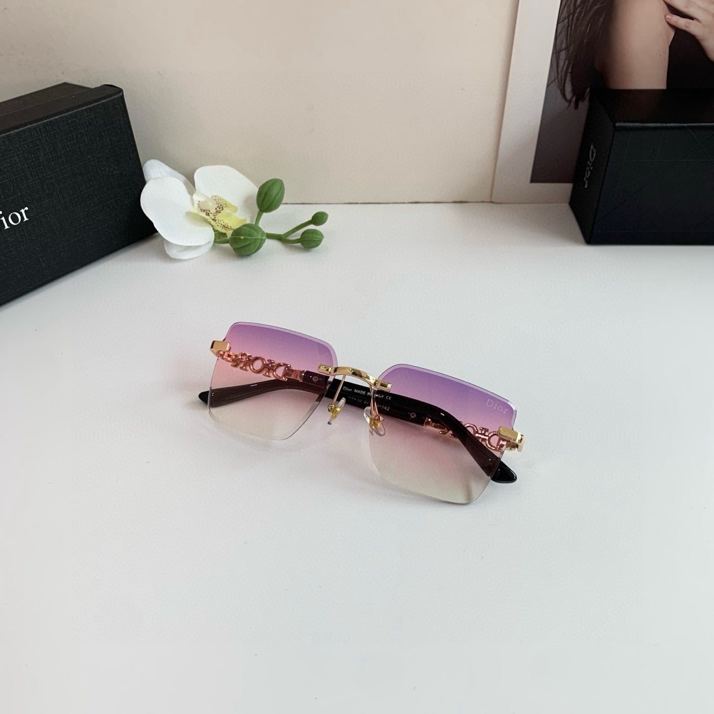 Lunettes de soleil de luxe Dior — Lunettes haut de gamme