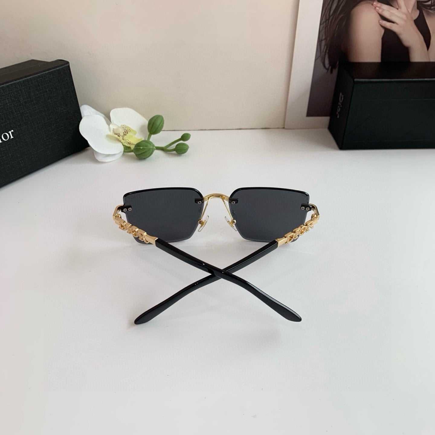 Lunettes de soleil de luxe Dior — Montures haut de gamme