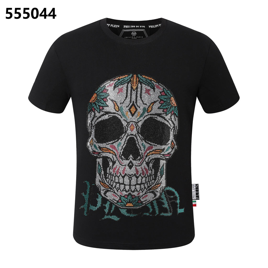PHILIPP PLEIN スカルプリント クルーネック Tシャツ