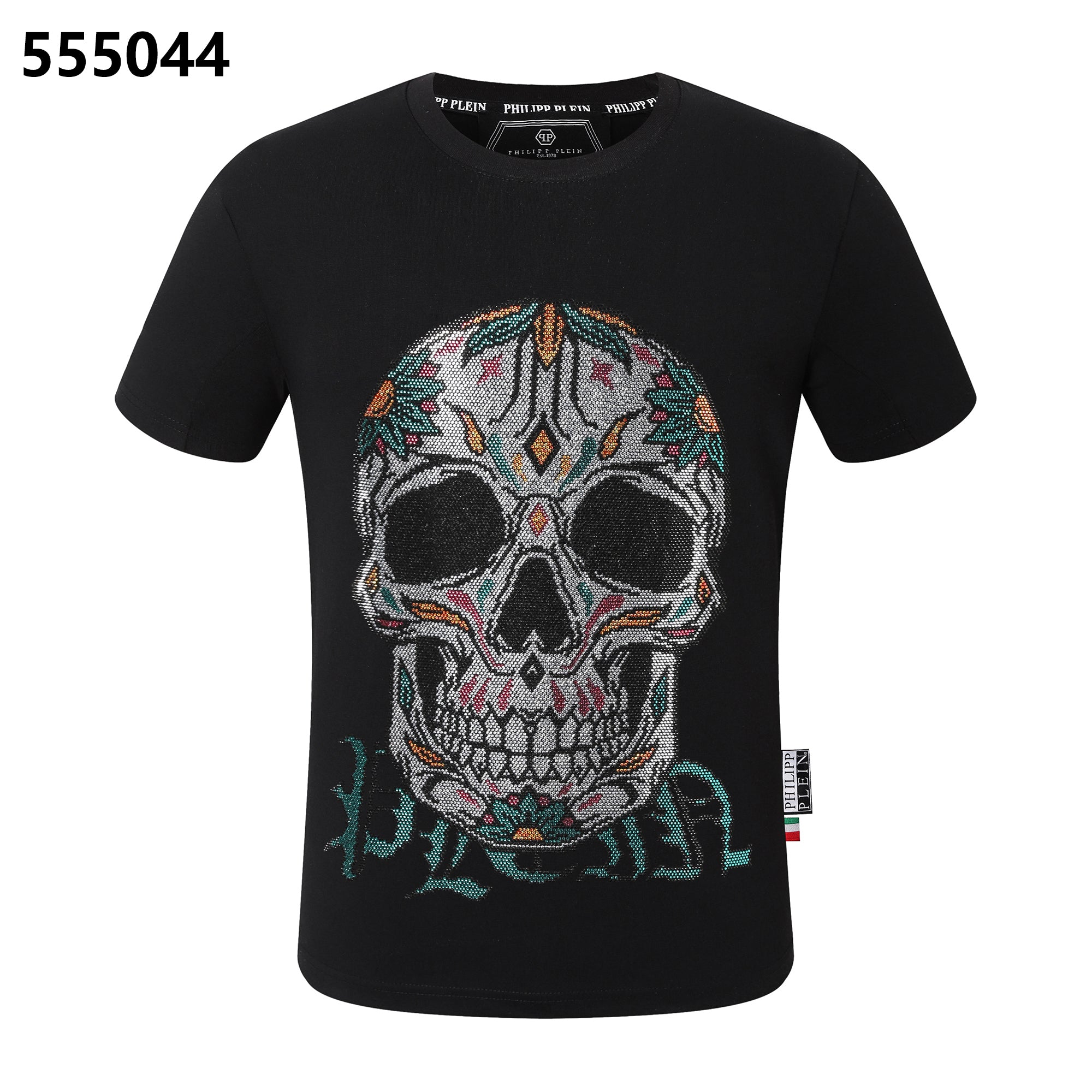 PHILIPP PLEIN スカルプリント クルーネック Tシャツ
