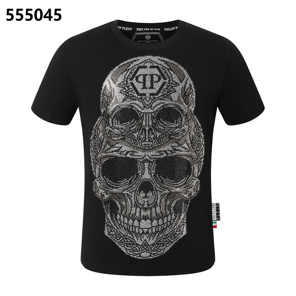 PHILIPP PLEIN スカルプリント クルーネック Tシャツ