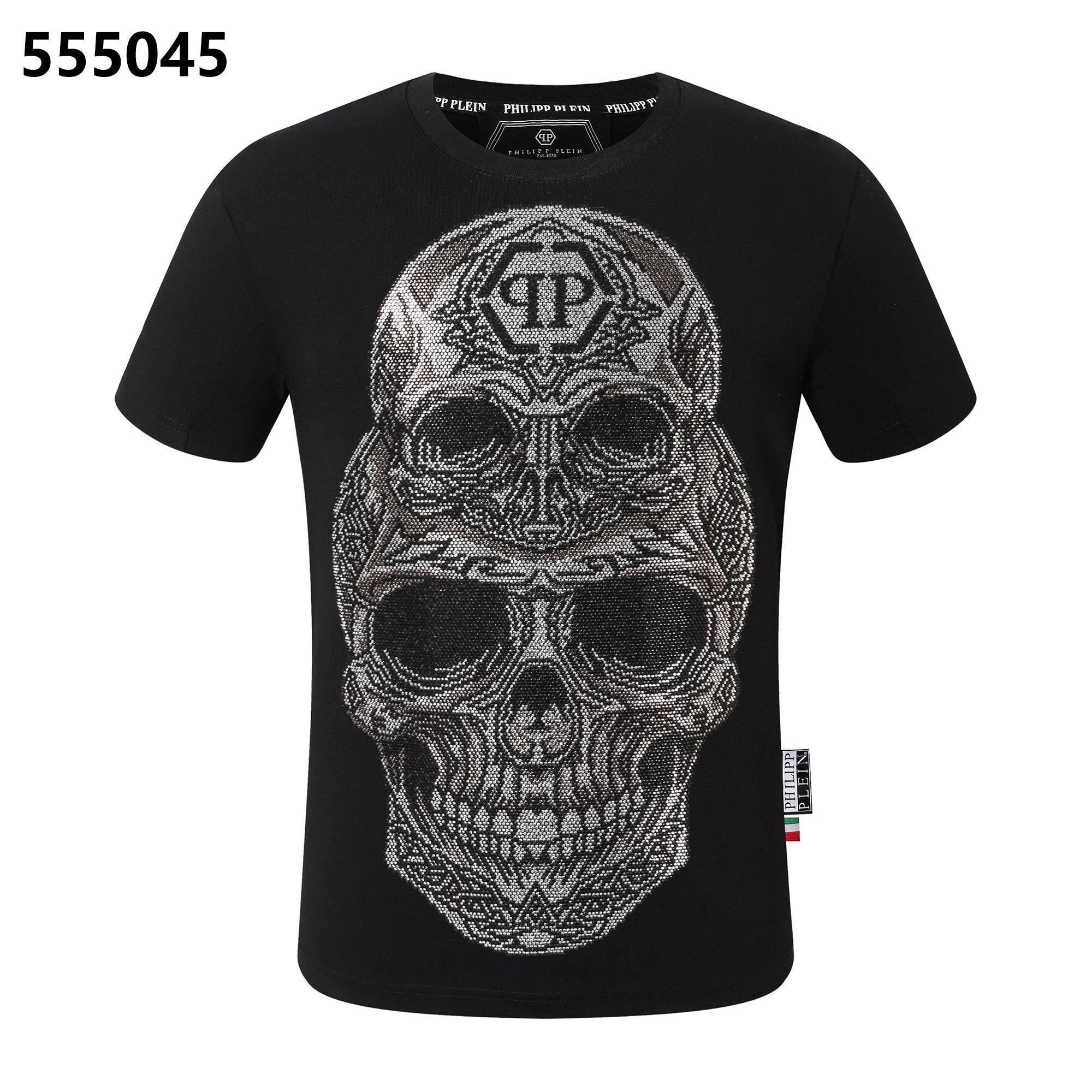 PHILIPP PLEIN スカルプリント クルーネック Tシャツ