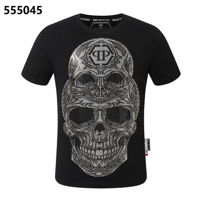 PHILIPP PLEIN Skull-Print Crew-Neck T-Shirt