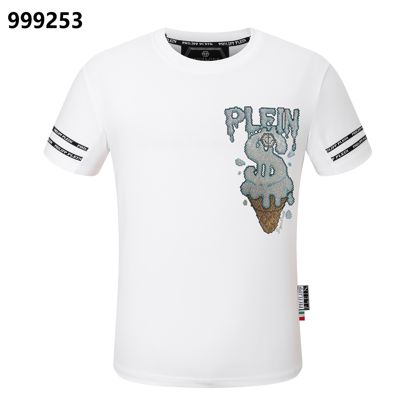 PHILIPP PLEIN Ice Cream Print Crew Neck T-Shirt