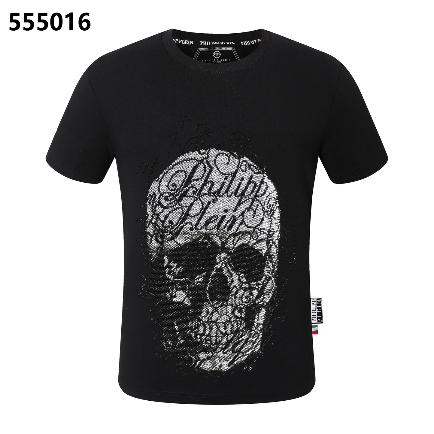 PHILIPP PLEIN Skull-Print Crew-Neck T-Shirt