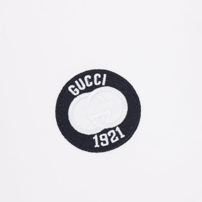 Gucci 26SS 1921 Logo Embroidered Short-Sleeve Shirt