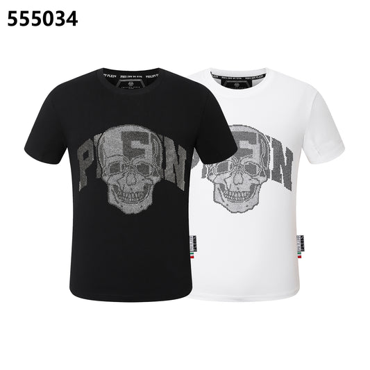 PHILIPP PLEIN Skull-Print Crew-Neck T-Shirt